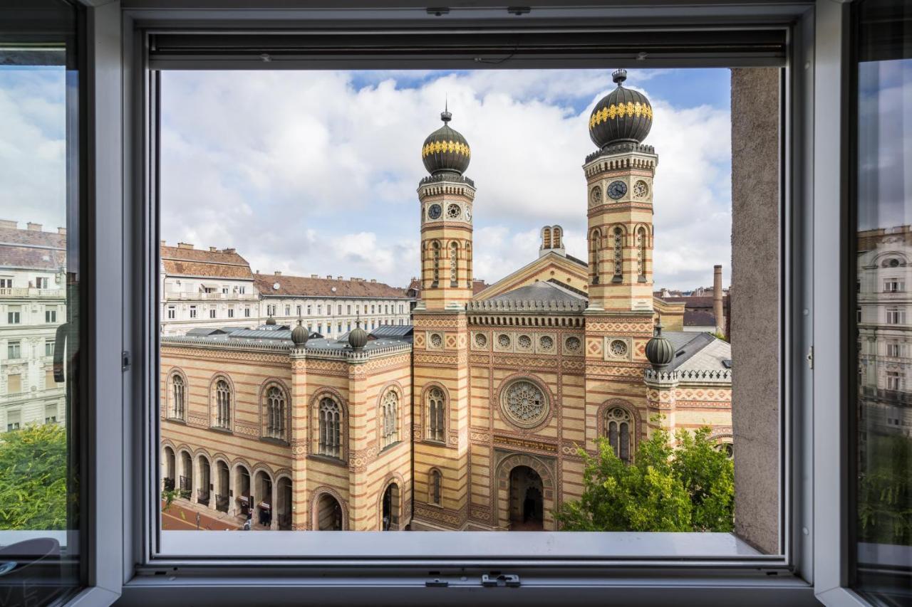 Breathless Panorama Synagogue Elegant Attic Free Parking Reservation Needed บูดาเปสต์ ภายนอก รูปภาพ